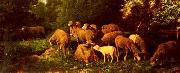 unknow artist Sheep 149 France oil painting artist